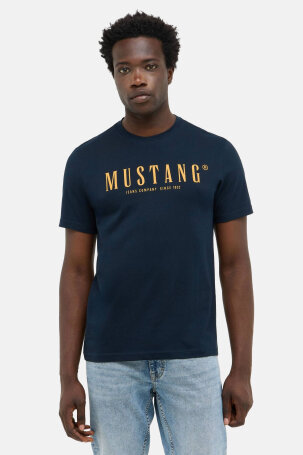 MUŠKARCI - Majice - Mustang Austin majica - Kratki rukavi - Plava