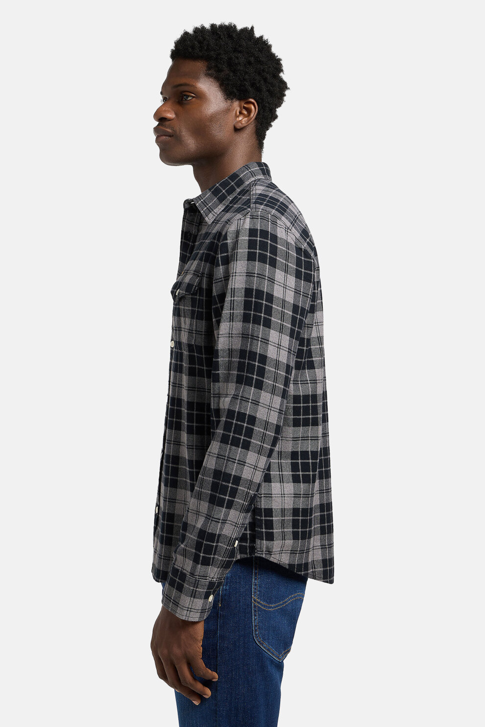 MUŠKARCI - Košulje - Lee košulja - Dugi rukavi - Siva