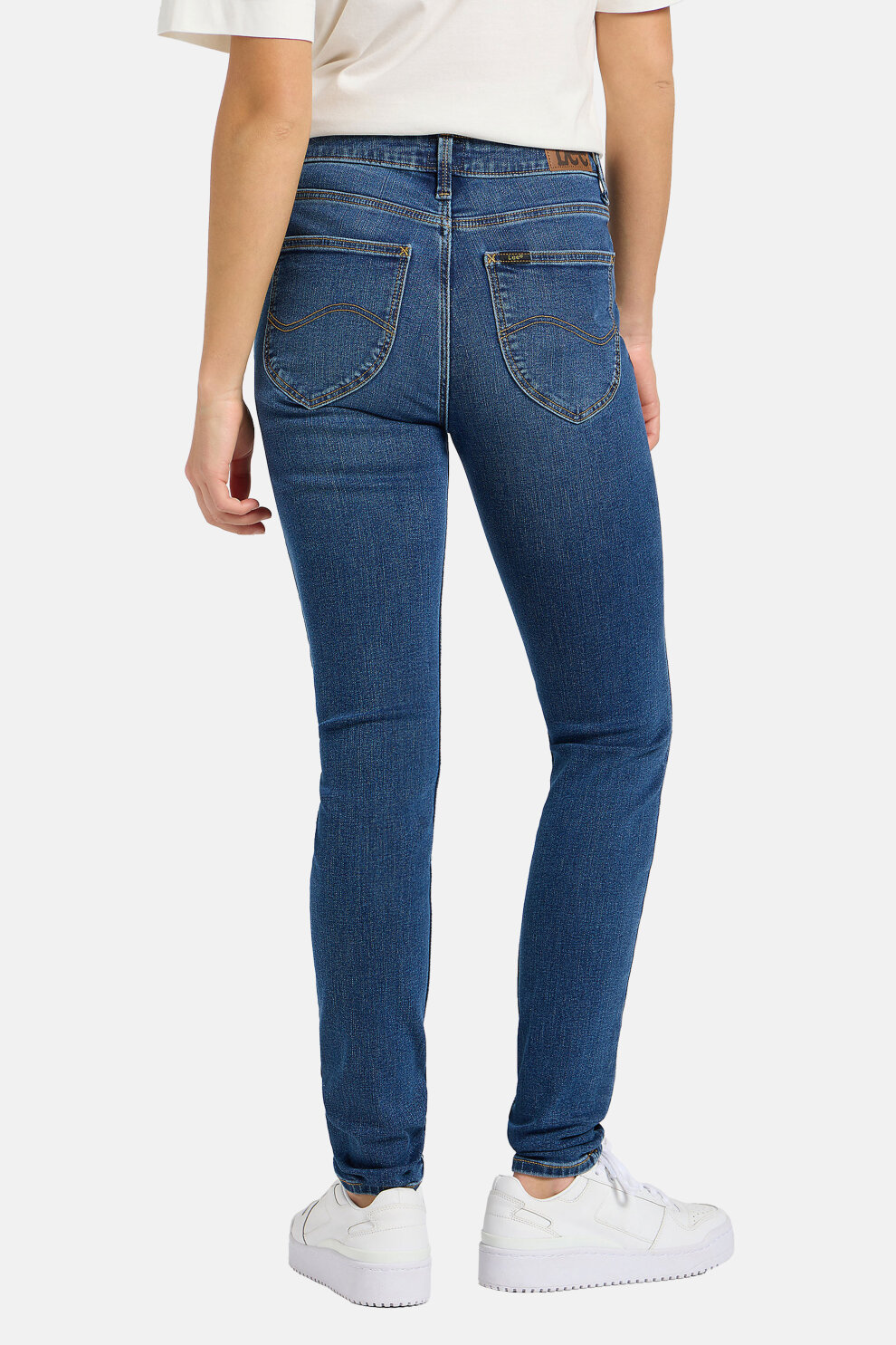 ŽENE - Traperice - Lee Scarlett High traperice - Plava - Skinny