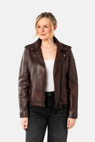 ŽENE - Kožne jakne - Mauritius Phoebe kožna jakna - Crvena