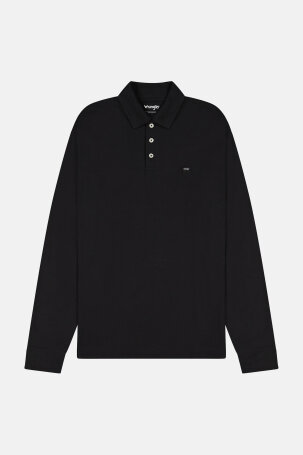MUŠKARCI - Majice - Wrangler polo majica - Dugi rukavi - Crna