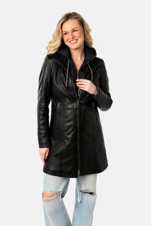 ŽENE - Kožne jakne - Mauritius Milene kožna jakna - Crna