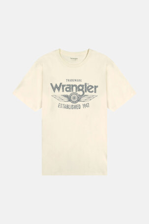 MUŠKARCI - Majice - Wrangler majica - Kratki rukavi - Bijela