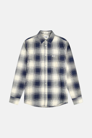 MUŠKARCI - Košulje - Wrangler košulja - Dugi rukavi - Plava