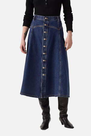 ŽENE - Suknje - Levi's traper suknja - Midi - Plava