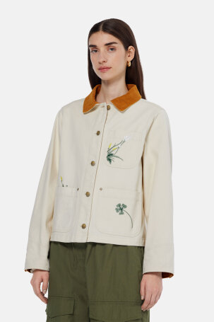 ŽENE - Hlače - Scotch & Soda traper jakna - Duge hlače - Bijela