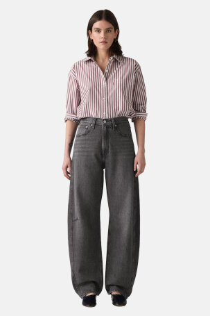ŽENE - Traperice - Levi's Cinch Barrel traperice - Siva - Slim