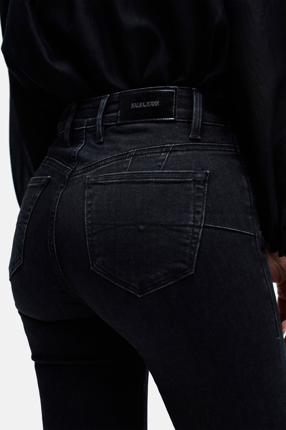 ŽENE - Traperice - Salsa Destiny Cropped traperice - Crna - Skinny