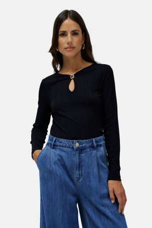 ŽENE - Majice - Salsa majica - Dugi rukav - Crna