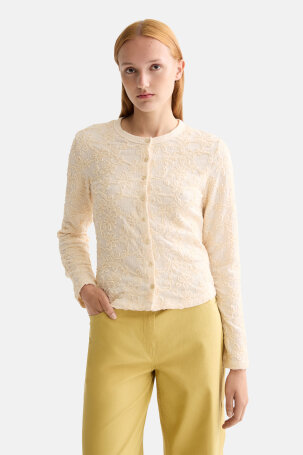 ŽENE - Majice - Scotch & Soda majica - Dugi rukav - Bež