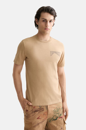 MUŠKARCI - Majice - Scotch & Soda majica - Kratki rukavi - Bež