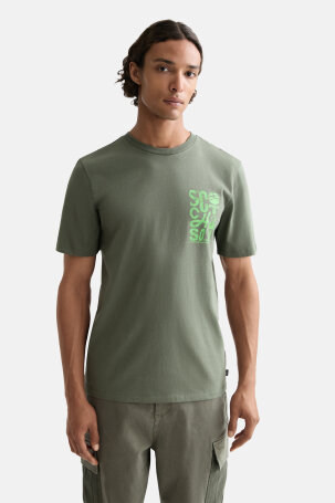 MUŠKARCI - Majice - Scotch & Soda majica - Kratki rukavi - Zelena