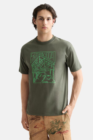 MUŠKARCI - Majice - Scotch & Soda majica - Kratki rukavi - Zelena