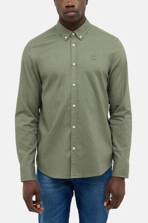 MUŠKARCI - Košulje - Mustang Rawlins košulja - Dugi rukavi - Zelena