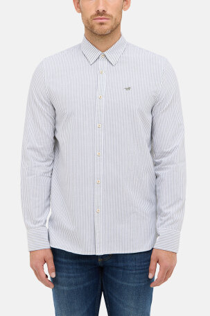 MUŠKARCI - Košulje - Mustang Edinburg košulja - Dugi rukavi - Zelena