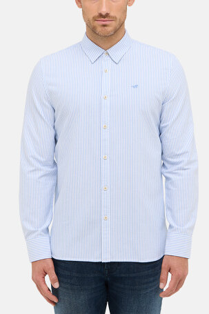 MUŠKARCI - Košulje - Mustang Edinburg košulja - Dugi rukavi - Plava