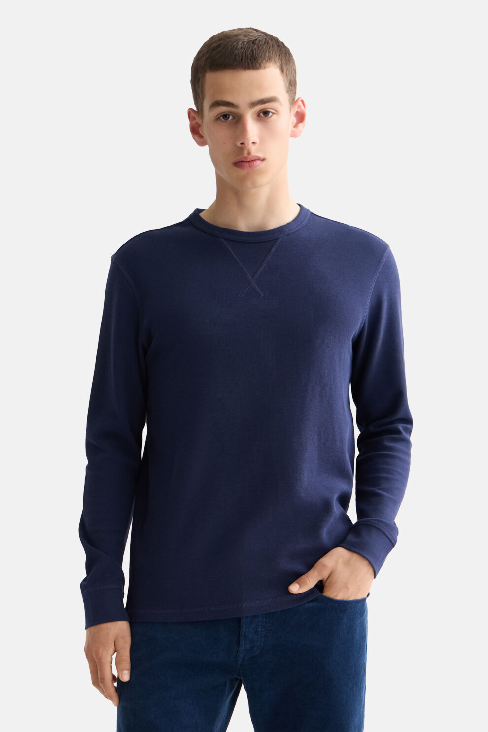 MUŠKARCI - Majice - Scotch & Soda majica - Dugi rukavi - Plava