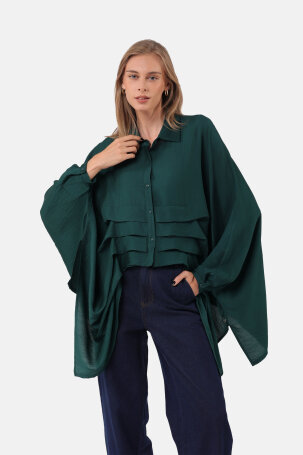 ŽENE - Košulje i bluze - AD twenty košulja - Dugi rukav - Zelena