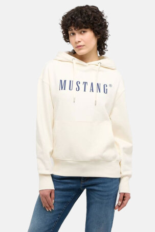 ŽENE - Majice - Mustang Sweatshirt majica - Dugi rukav - Bijela