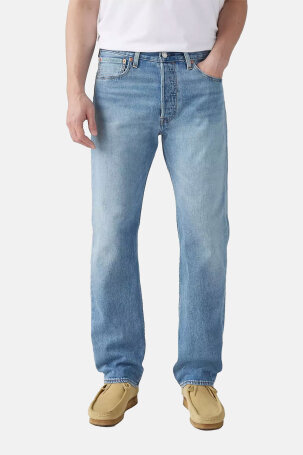 MUŠKARCI - Traperice - Levi's 501 original blue traperice - Plava - Straight