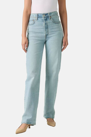 ŽENE - Traperice - Levi's Ribcage traperice - Plava