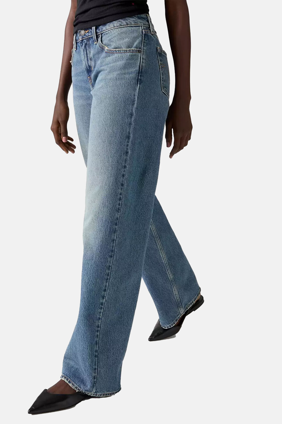 ŽENE - Traperice - Levi's Low Loose traperice - Plava - Fashion straight