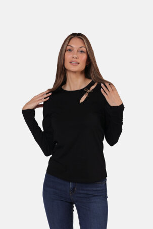 ŽENE - Majice - AD twenty majica - Dugi rukav - Crna