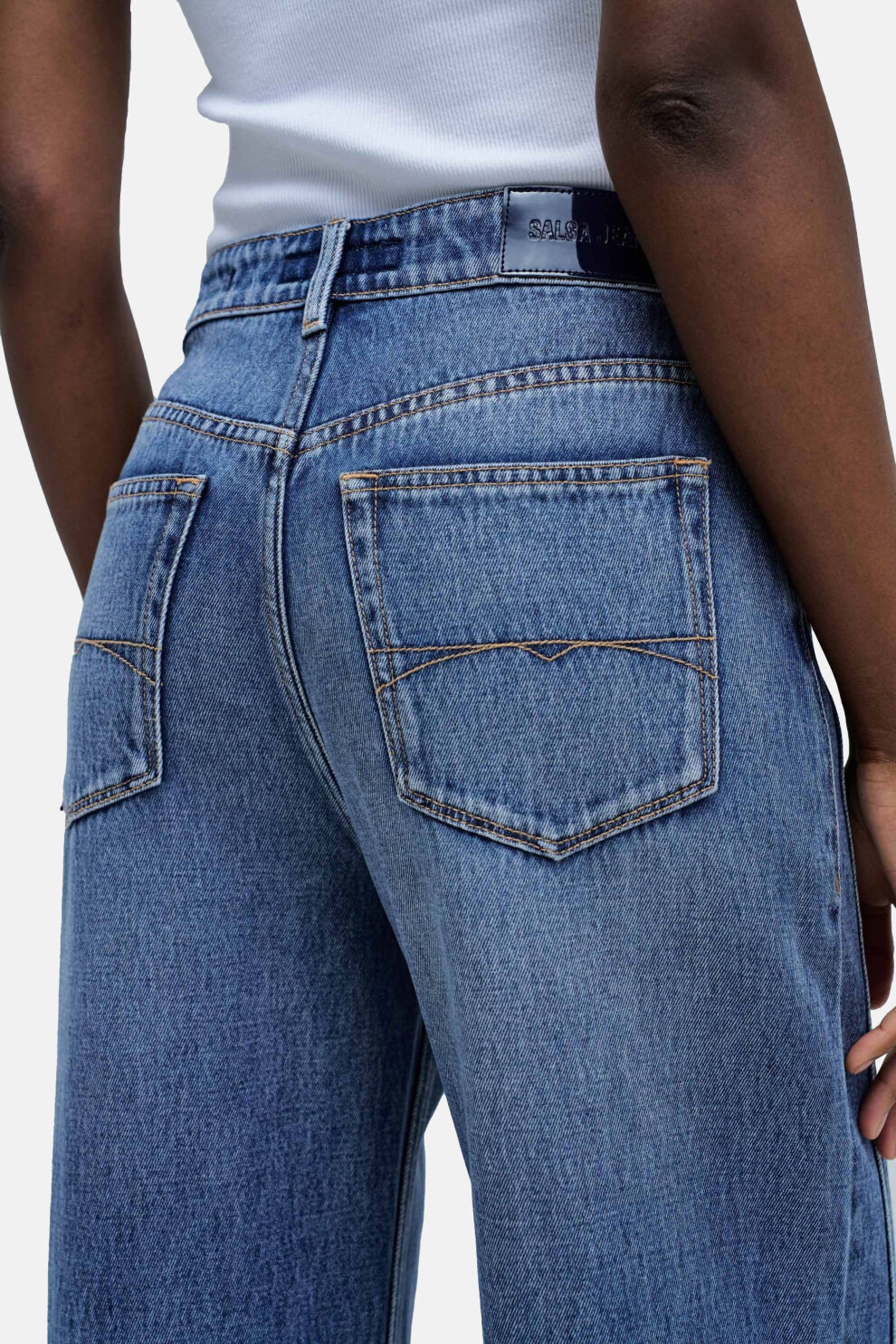 ŽENE - Traperice - Salsa Wide traperice - Plava - Fashion straight