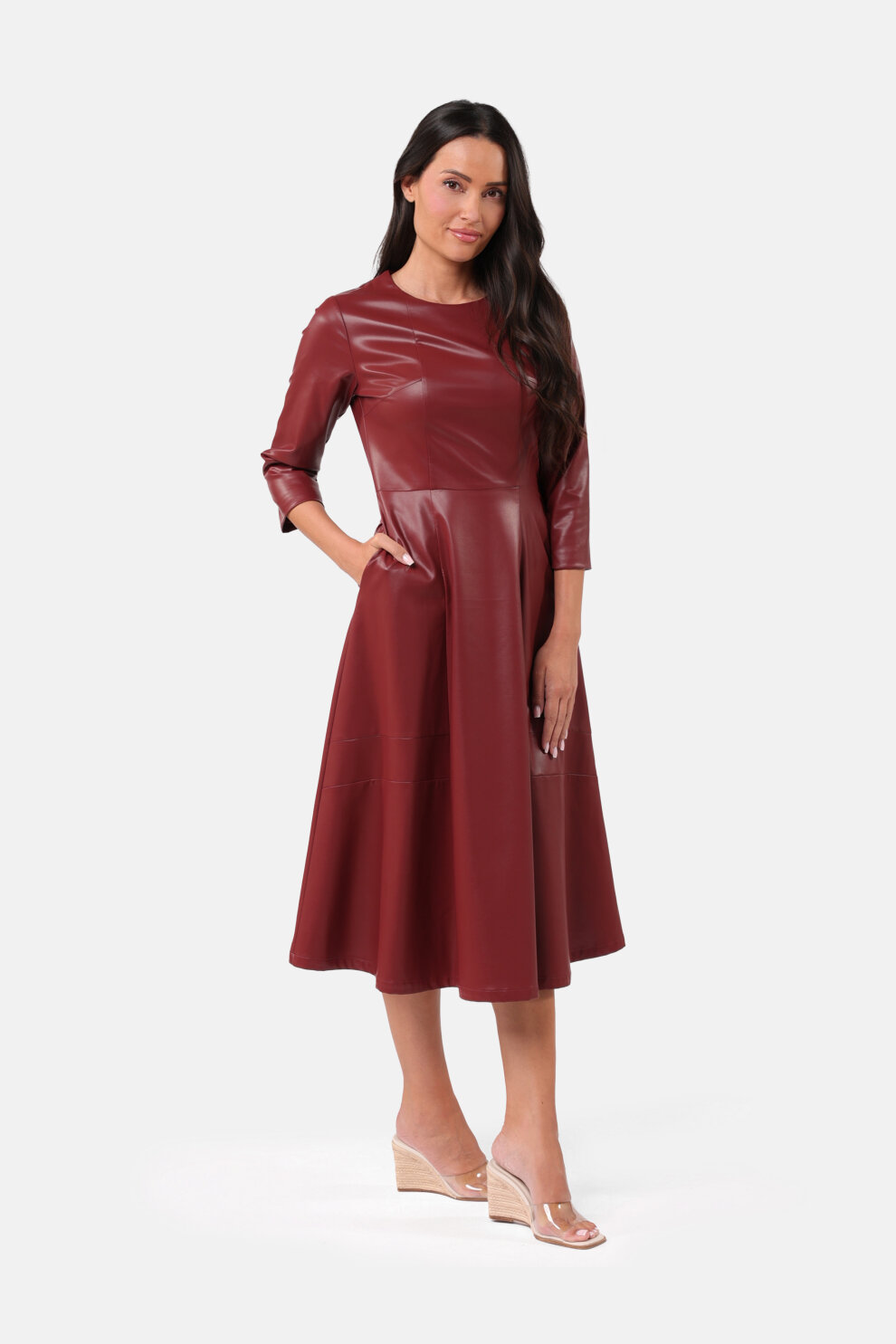 ŽENE - Haljine - AD twenty haljina - Midi - Crvena