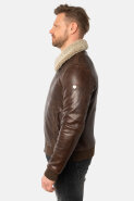 MUŠKARCI - Kožne jakne - Mauritius Brovig kožna jakna - Smeđa