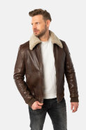 MUŠKARCI - Kožne jakne - Mauritius Brovig kožna jakna - Smeđa