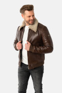 MUŠKARCI - Kožne jakne - Mauritius Brovig kožna jakna - Smeđa