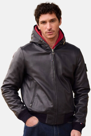MUŠKARCI - Kožne jakne - Redskins Drone Air dvostrana kožna jakna - Crna
