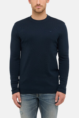 MUŠKARCI - Majice - Mustang Arlington majica - Dugi rukavi - Plava