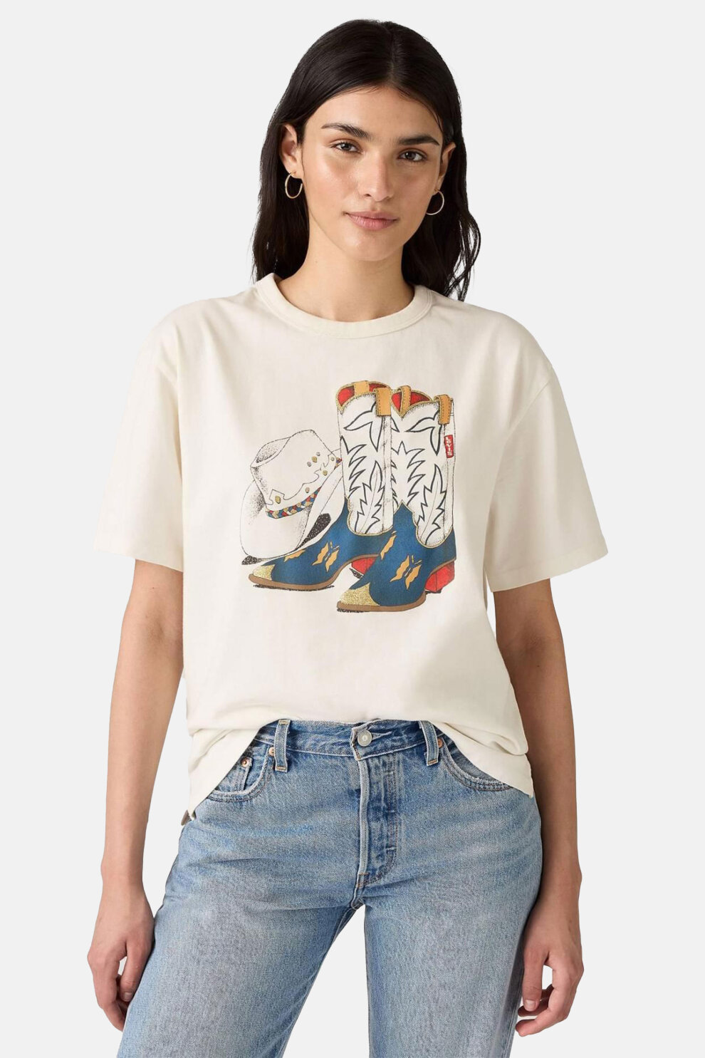 ŽENE - Majice - Levi's Tabor majica - Kratki rukav - Bijela