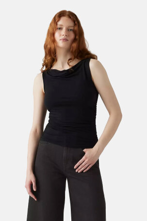 ŽENE - Majice - Levi's Clea majica - Kratki rukav - Crna