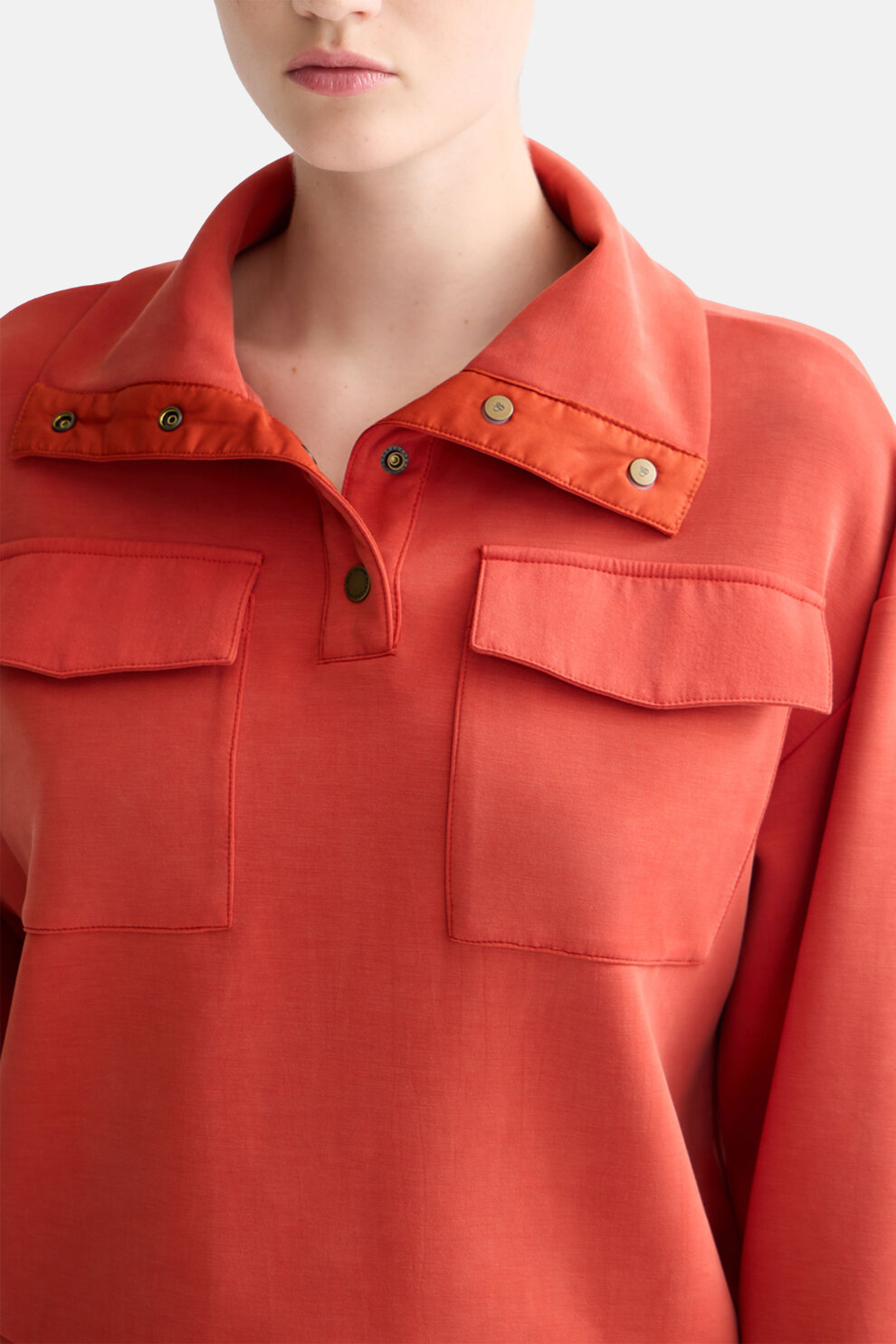 ŽENE - Majice - Scotch & Soda majica - Dugi rukav - Narančasta