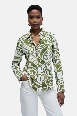 ŽENE - Košulje i bluze - Salsa košulja - Dugi rukav - Bijela