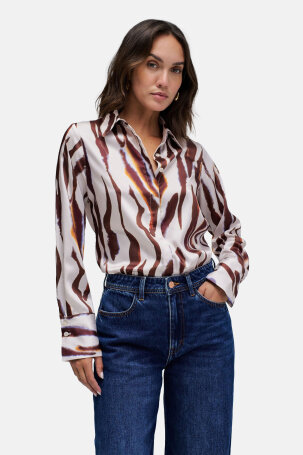 ŽENE - Košulje i bluze - Salsa košulja - Dugi rukav - Bijela