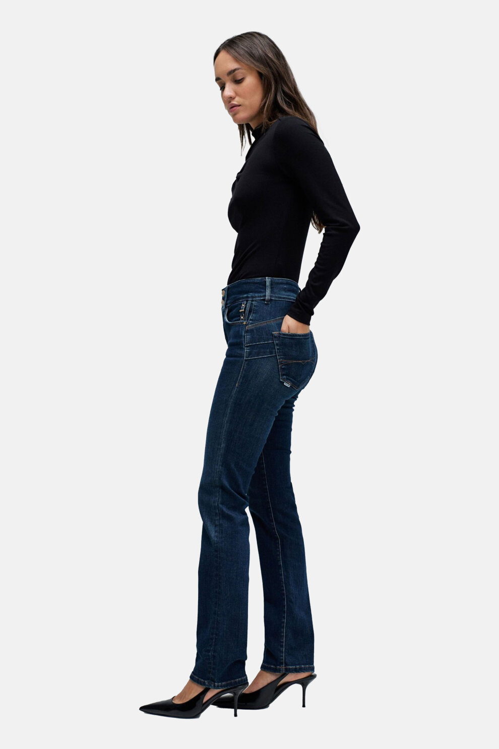 ŽENE - Traperice - Salsa Secret Push In traperice - Plava - Slim