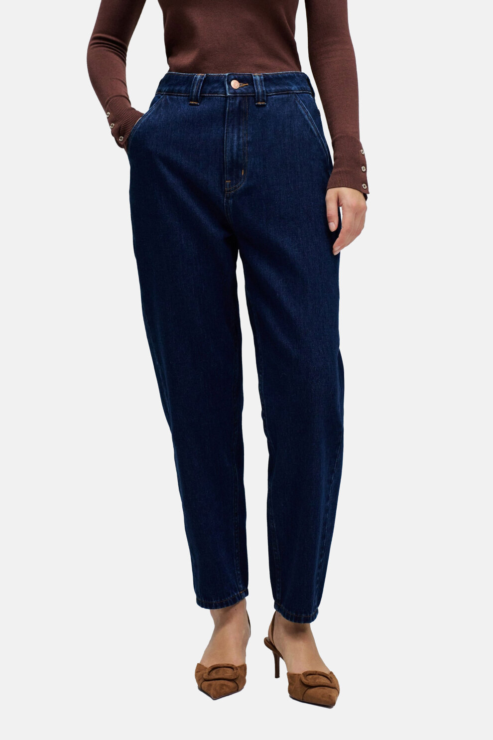 ŽENE - Traperice - Salsa Slouchy traperice - Plava - Slim