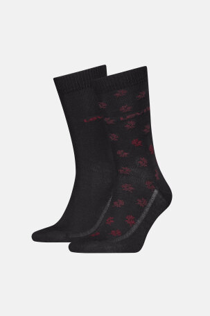 MUŠKARCI - Donje rublje - Levi's čarape dvopak - Čarape - Crna