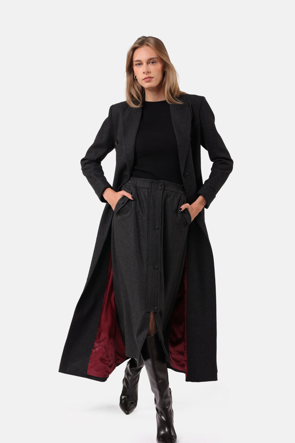 ŽENE - Jakne i kaputi - AD twenty kaput - Kaputi - Siva