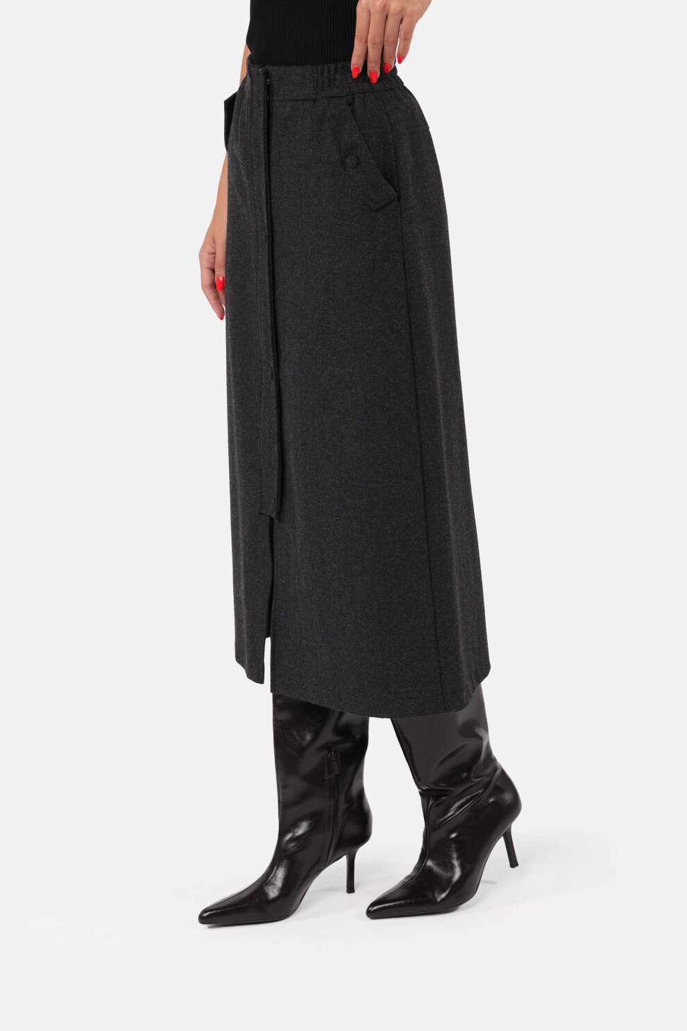 ŽENE - Suknje - AD twenty suknja - Midi - Siva