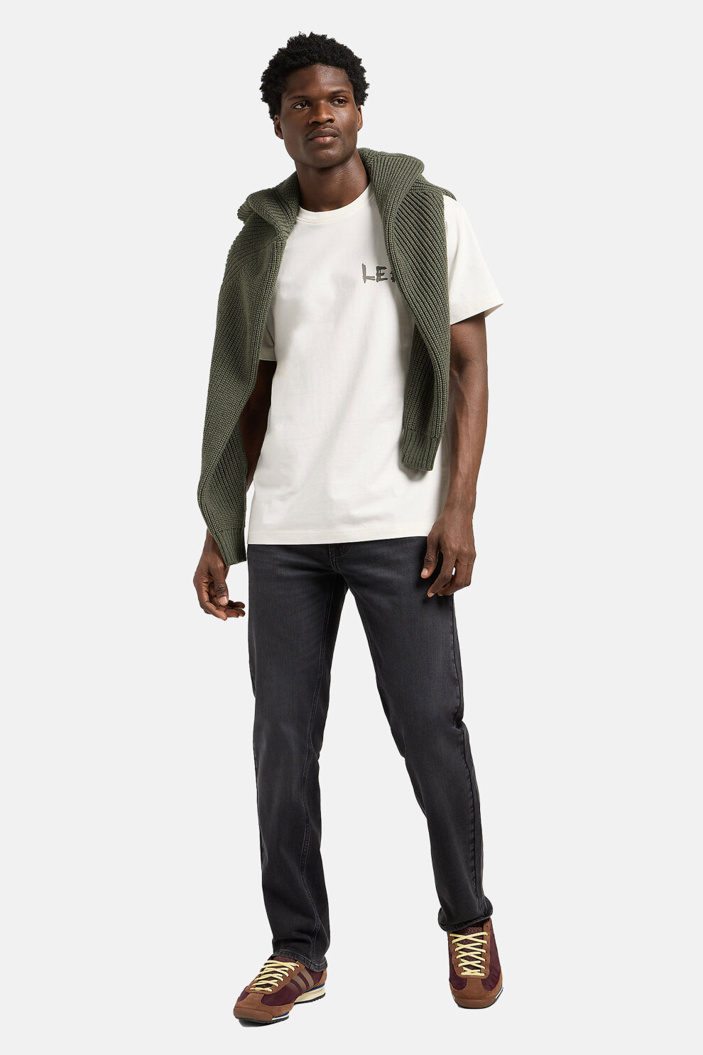 MUŠKARCI - Traperice - Lee Daren traperice - Siva - Straight