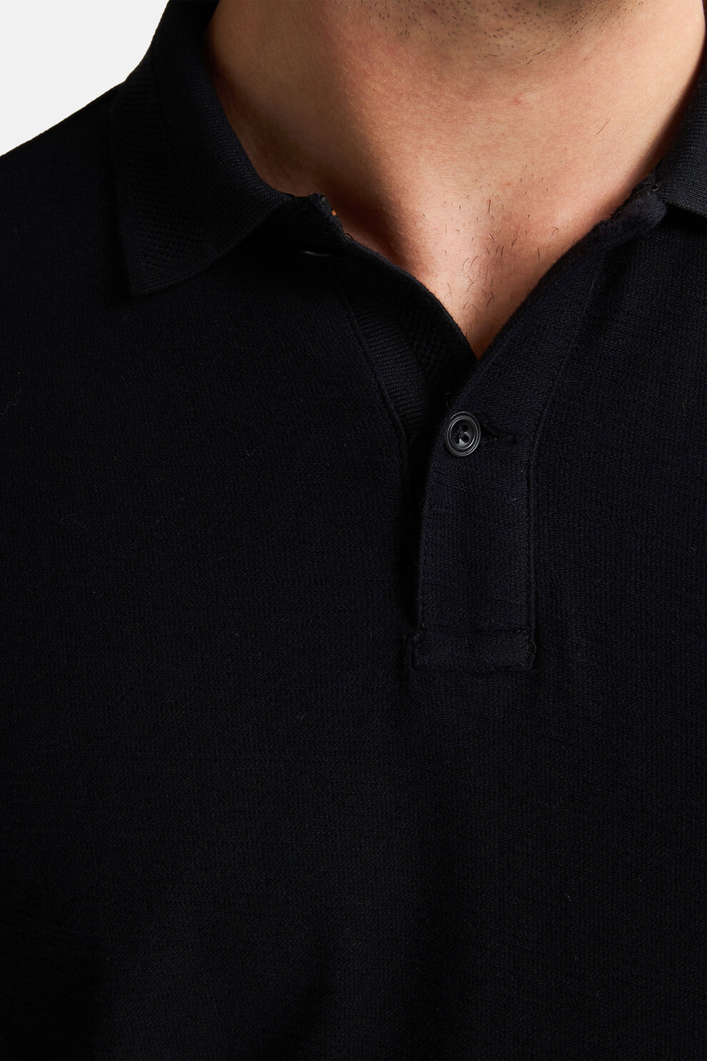 MUŠKARCI - Majice - Petrol polo majica - Kratki rukavi - Crna