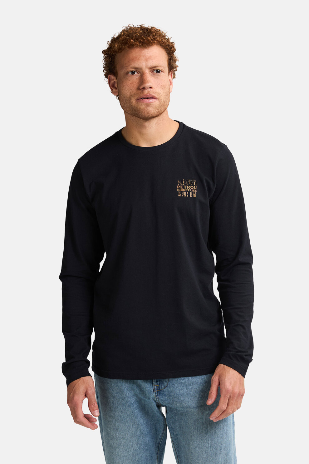 MUŠKARCI - Majice - Petrol majica - Dugi rukavi - Crna