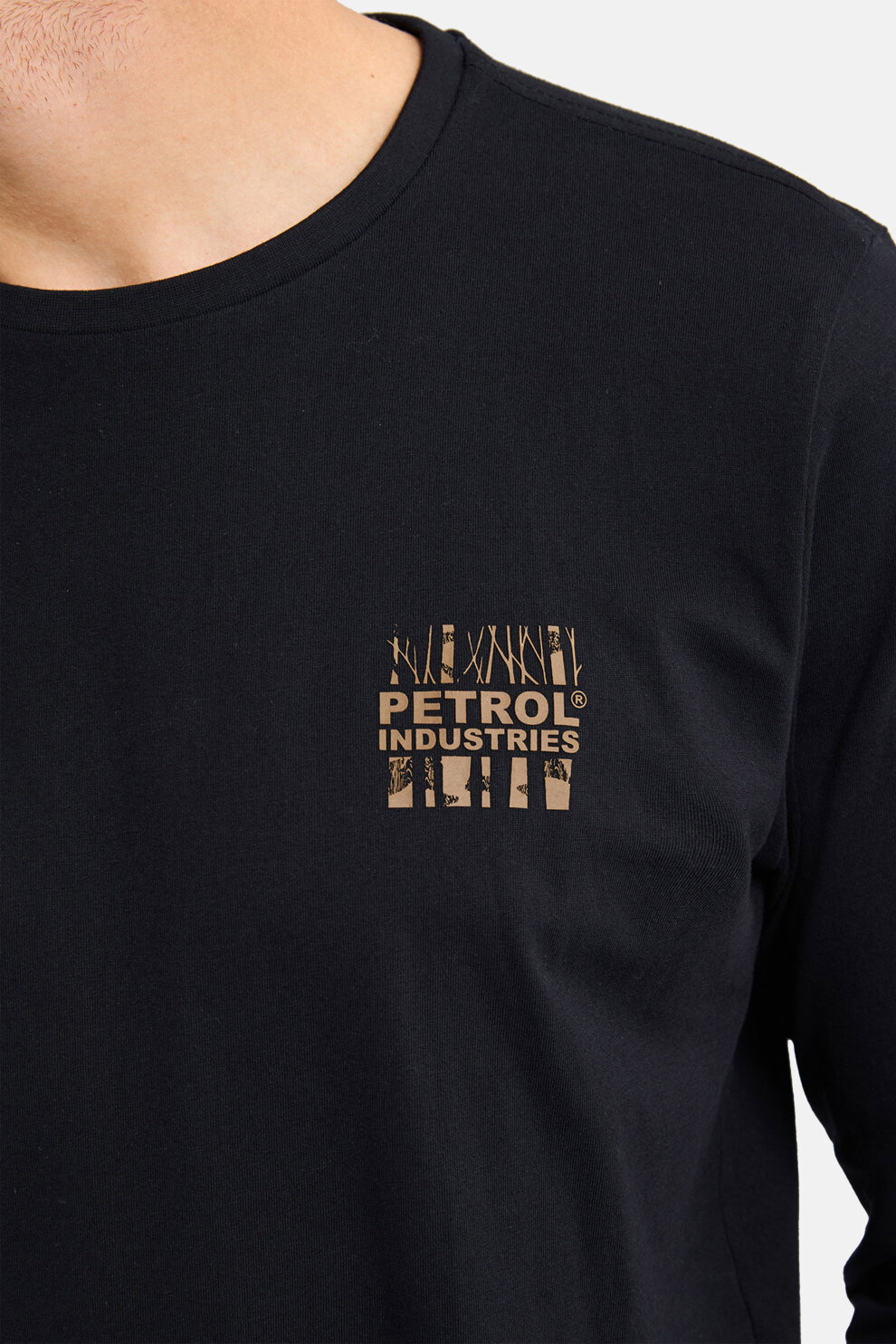 MUŠKARCI - Majice - Petrol majica - Dugi rukavi - Crna