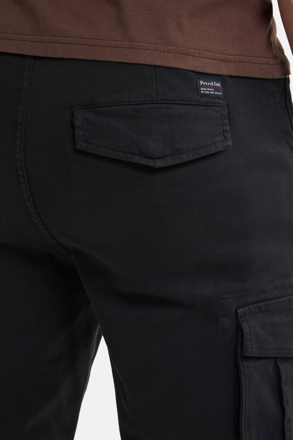 MUŠKARCI - Hlače - Petrol Cargo hlače - Duge hlače - Crna