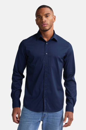 MUŠKARCI - Košulje - Petrol košulja - Dugi rukavi - Plava